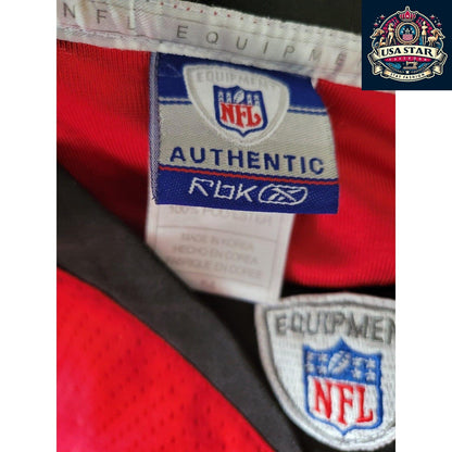 Vintage Falcons Jersey XL - Reebok NFL Atlanta Falcons #33 Turner, Classic Design, Comfortable Fit - USASTARFASHION