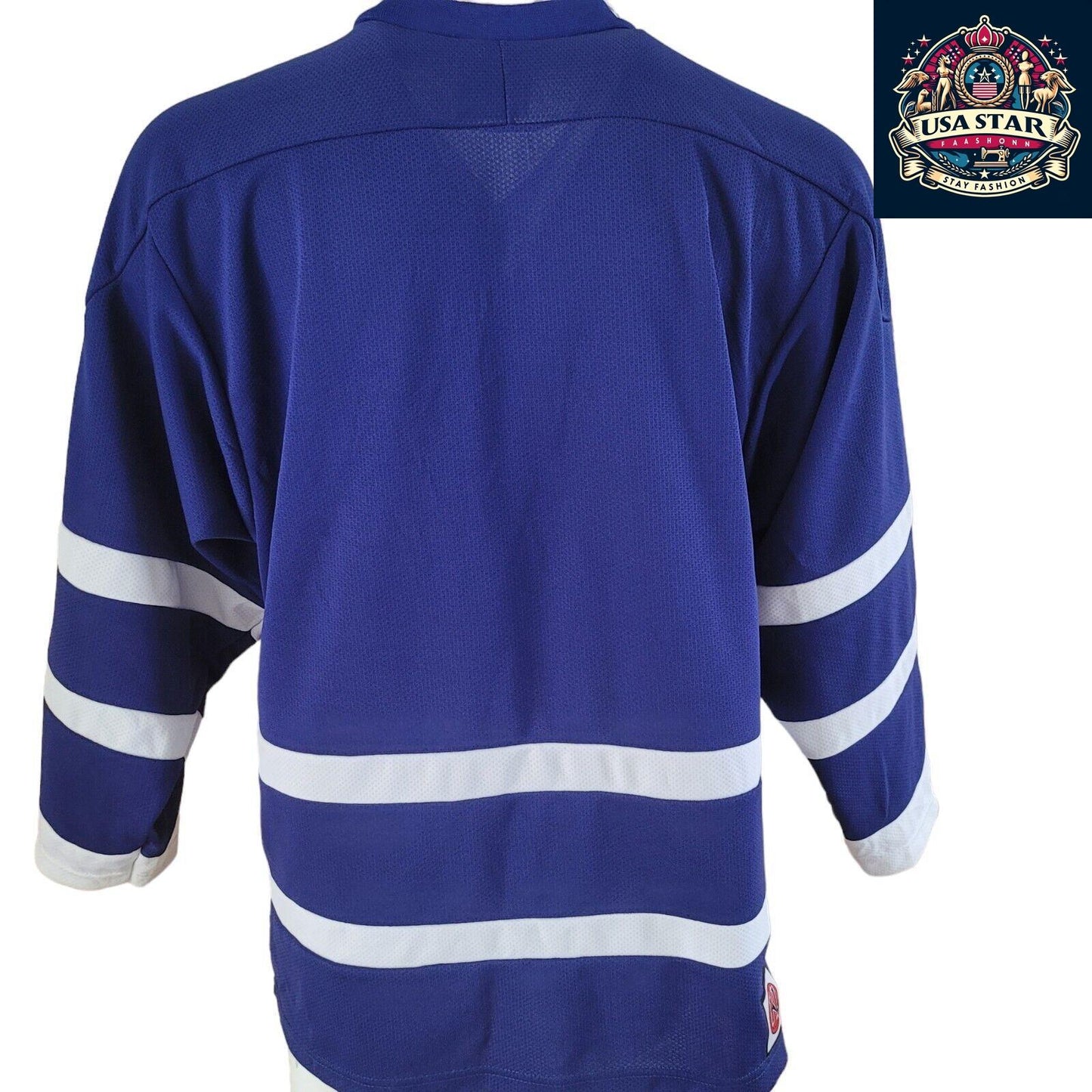 K1 Golden Deangelo Jersey Size M - Stylish Long Sleeve V-Neck in Bold Blue - Grade A Vintage Condition - USASTARFASHION