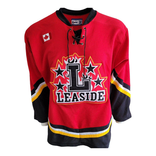 KOBE Canada Classic Flame #5 GTHL Leaside Gordon Hockey Jersey Size S/M-USASTARFASHION