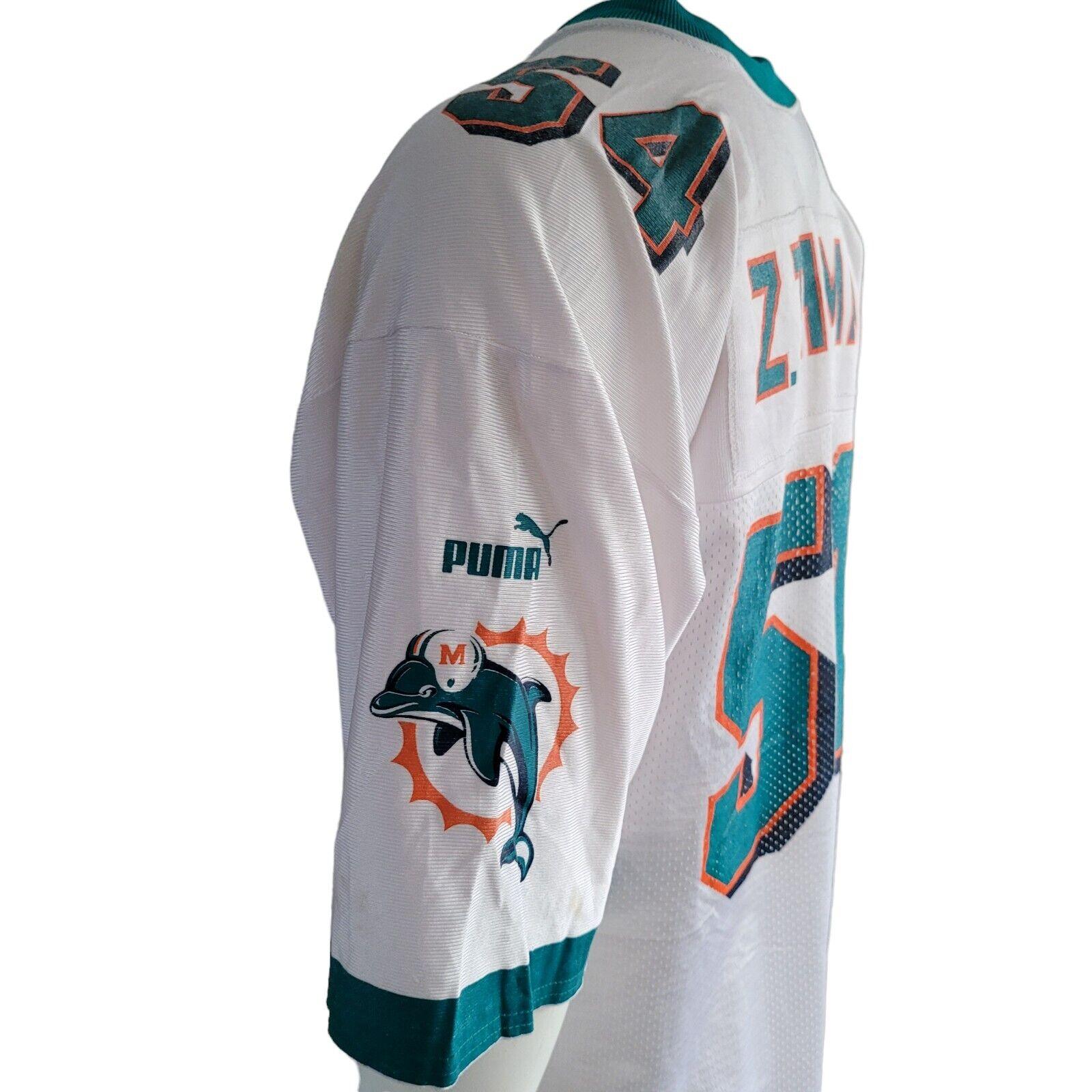 PUMA Miami Dolphins #54 Z. Thomas XL NFL Jersey | Authentic Vintage Appeal-USASTARFASHION