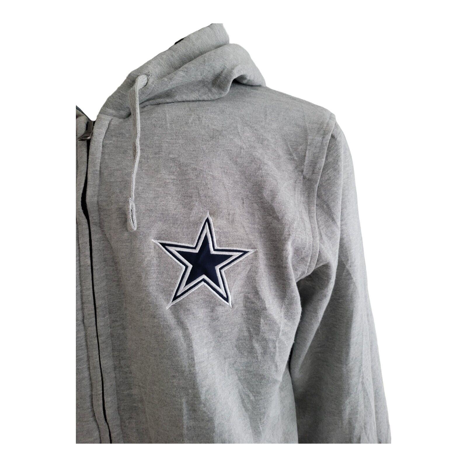 NFL G III Branded Dallas Cowboys Reversible Jacket Men's Size L-USASTARFASHION