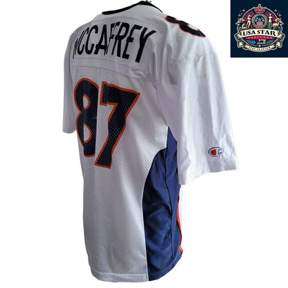 Vintage Champion Denver Broncos Jersey 87 McCaffrey Men’s S/M Sz 40 With Authentic Logo - USASTARFASHION