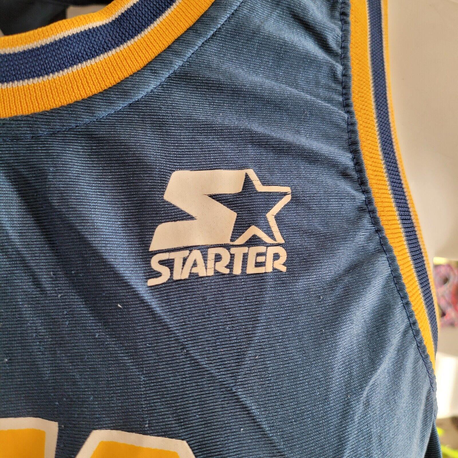 Michigan Chris Webber Starter #4 Vintage Basketball Jersey Size 48 Large-USASTARFASHION