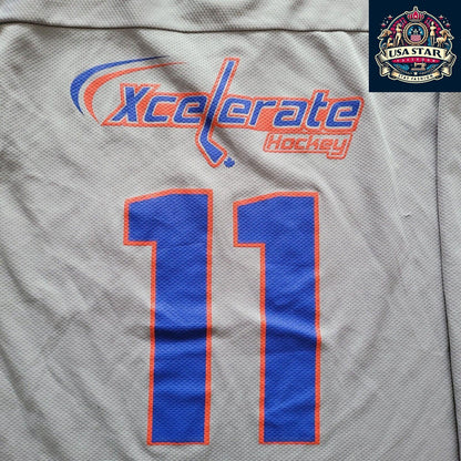 Vintage Kobe EXCELERATE Hockey Jersey Size S - 100% Polyester, Classic Retro Design, Excellent Condition - USASTARFASHION