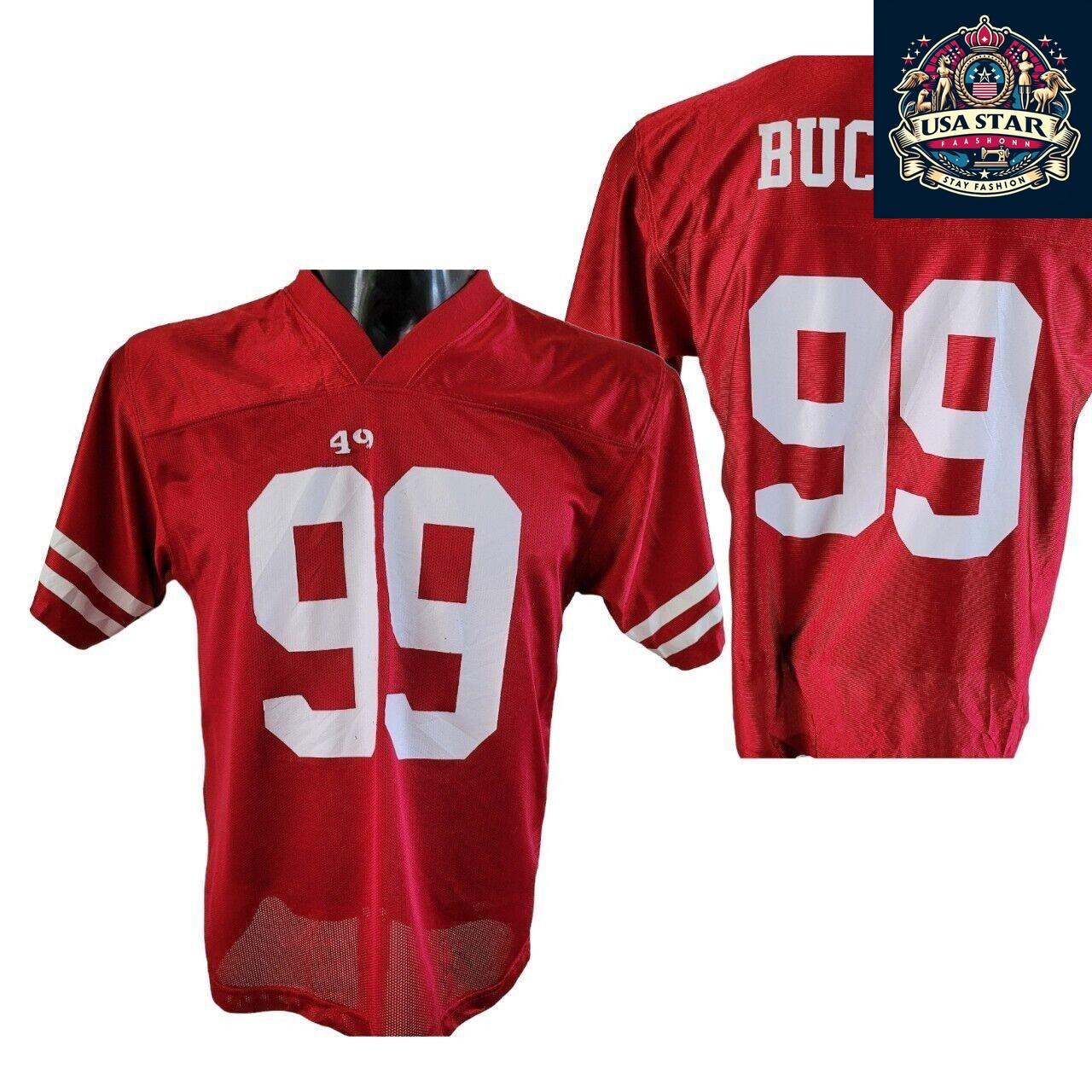 Youth San Francisco 49ers Jersey DeForest Buckner 99 - Comfortable Fit, Iconic Red Design - USASTARFASHION