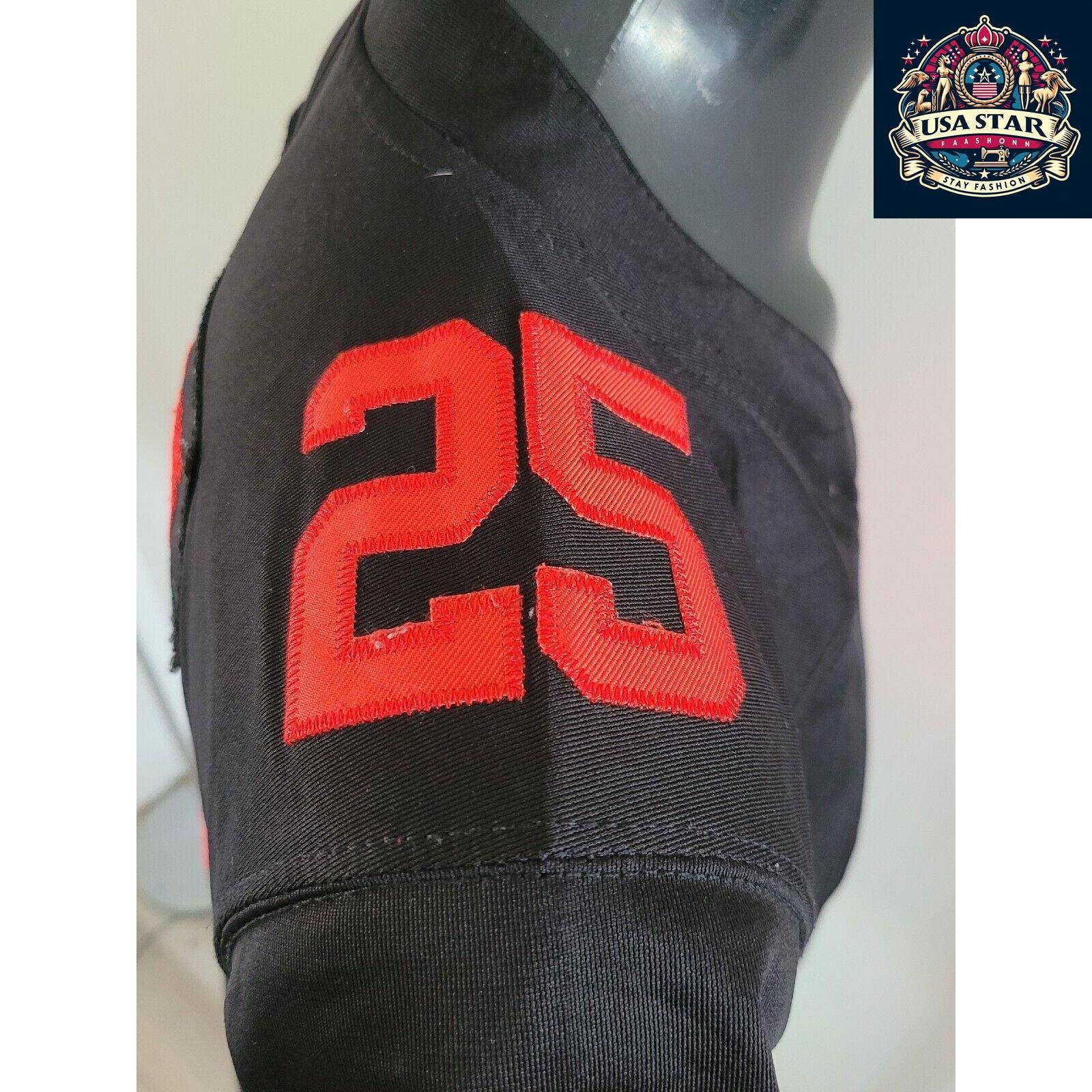 NFL Nike San Francisco 49ers Jersey #25 Richard Sherman Youth XL Black Football Shirt for Kids - USASTARFASHION