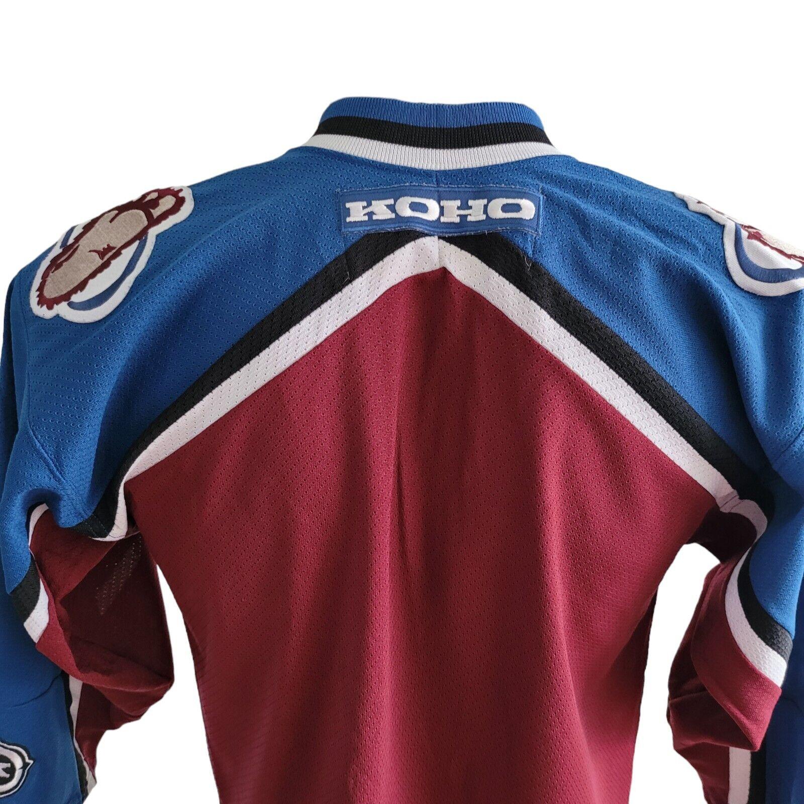 NHL Colorado Avalanche Vintage 90s Hockey Shirt Youth L/XL-USASTARFASHION