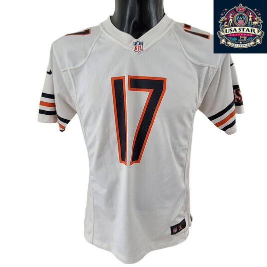 Chicago Bears Youth Jersey Size L, Authentic Jeffery #17 for Ages 16-18, Stylish & Durable - USASTARFASHION