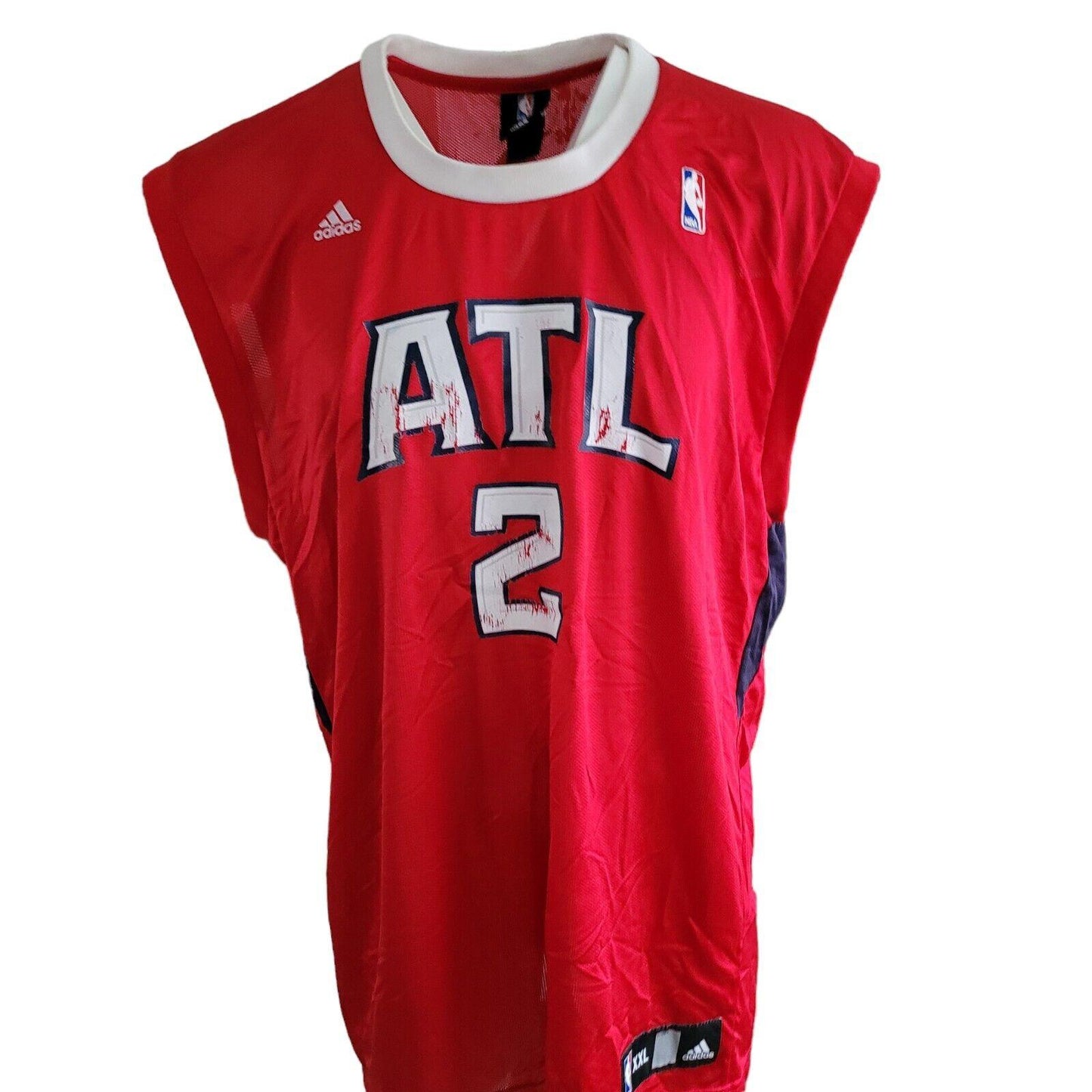 Atlanta Hawks Adidas Johnson 2 ATL Red Jersey - Limited Edition 2XL-USASTARFASHION