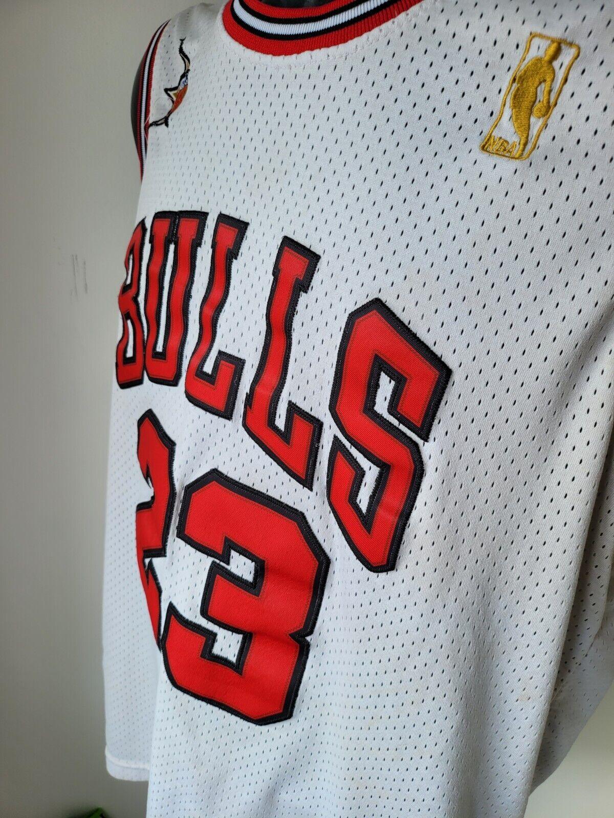 NBA Chicago Bulls #23 Jordan Hardwood Classics Jersey - Size L-USASTARFASHION