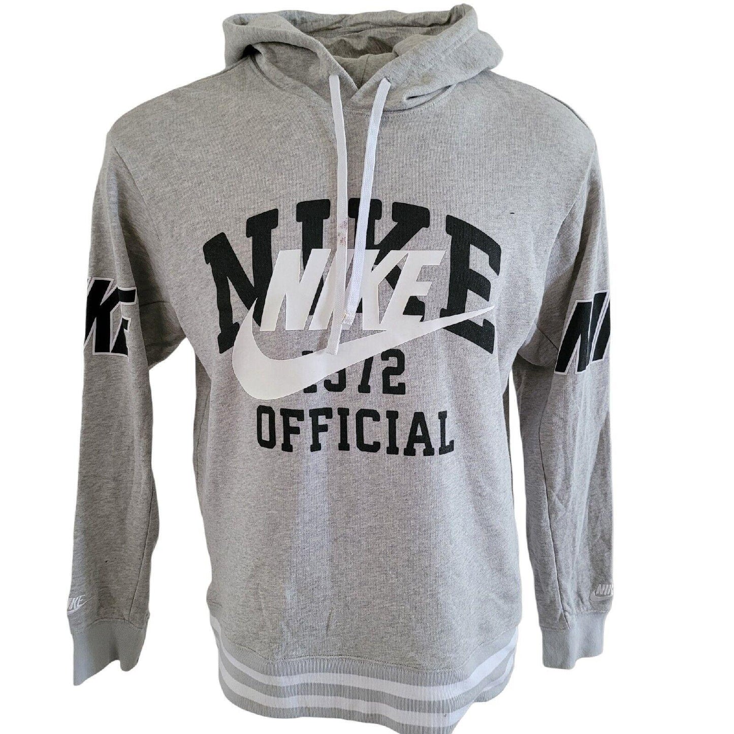 Nike 1972 Official Hoodie Size S Retro Pullover with Vintage Print-USASTARFASHION