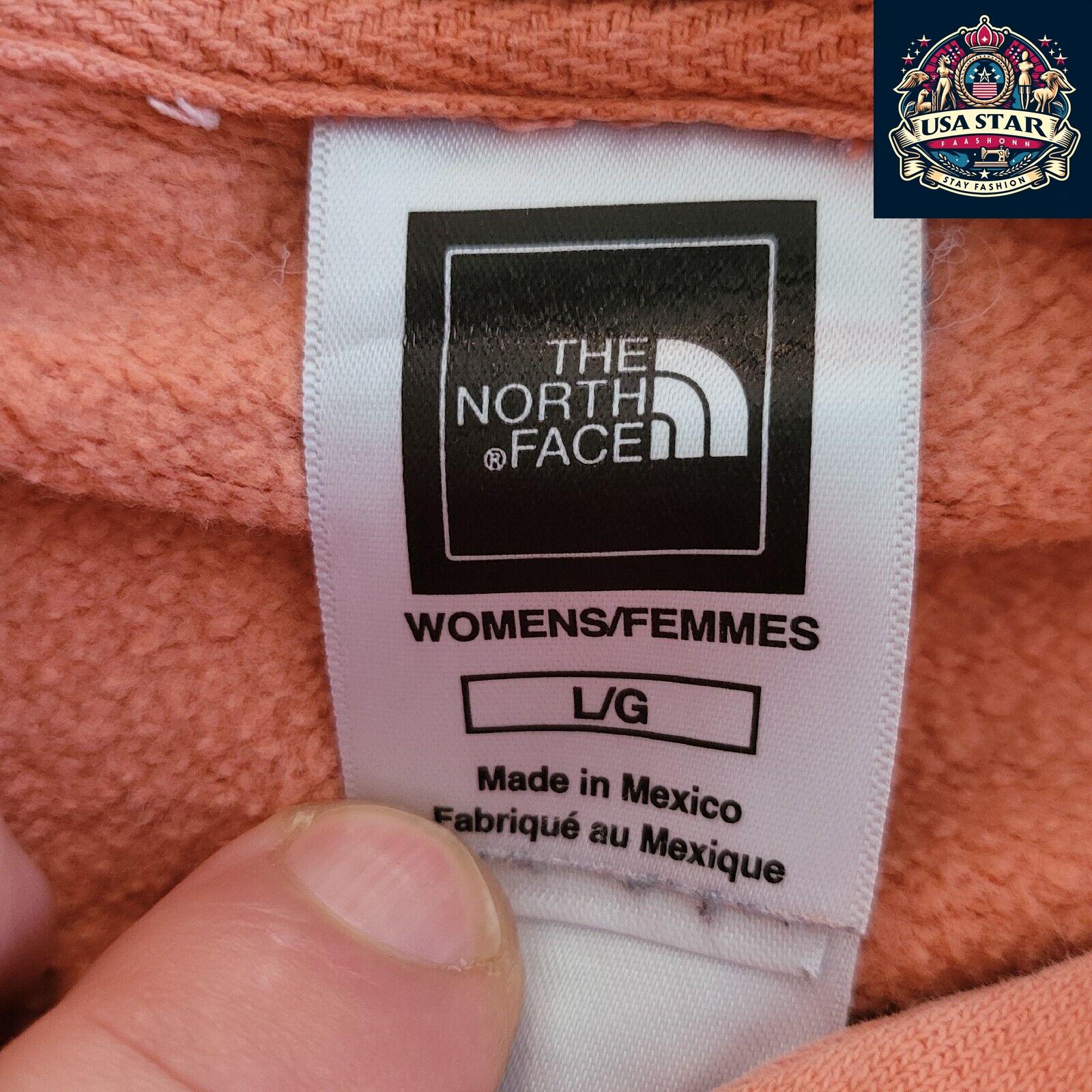 The North Face Women's Hoodie - Large Multicolored Pullover for Comfort and Style, Perfect for Workouts - USASTARFASHION