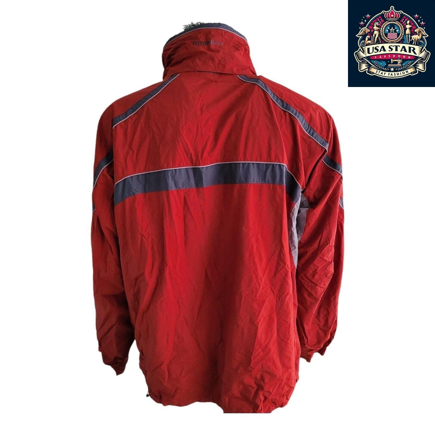 Columbia Bugaboo Jacket for Men XL - Waterproof, Lightweight, Vintage Red, Breathable Design - USASTARFASHION