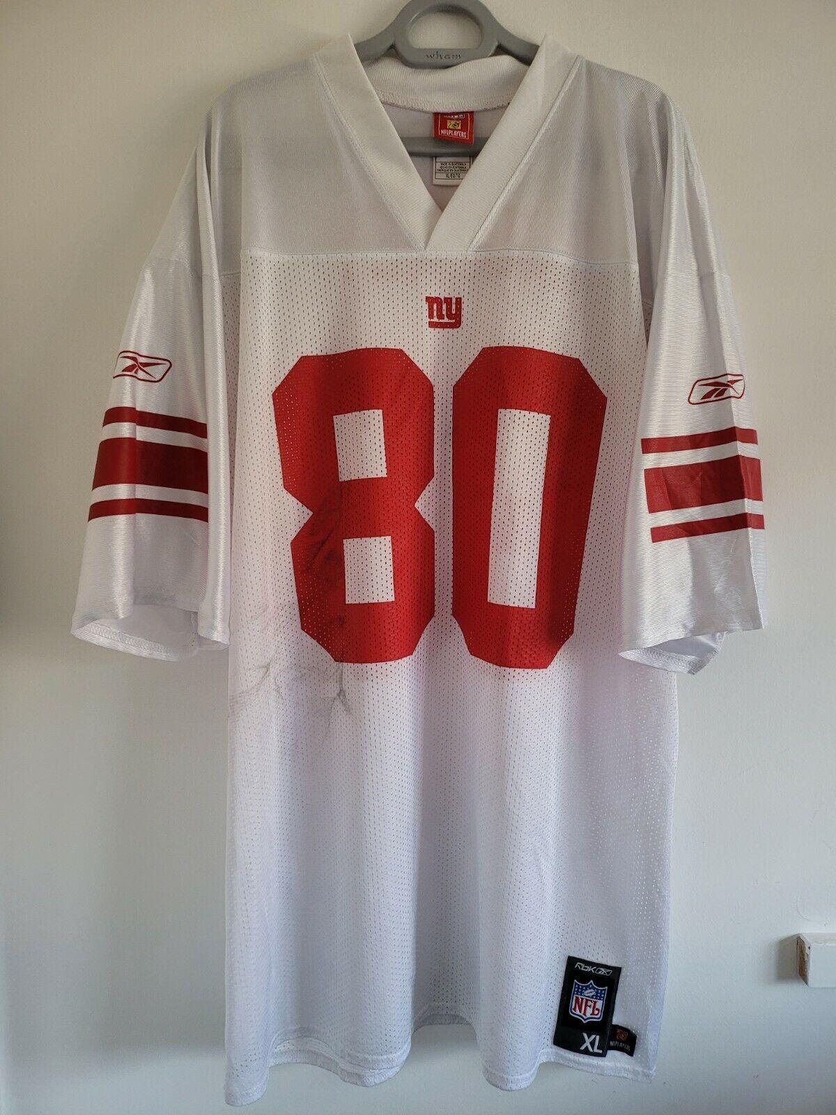 Reebok NFL New York Giants Jeremy Shockey #80 XL Jersey - Official Merchandise-USASTARFASHION