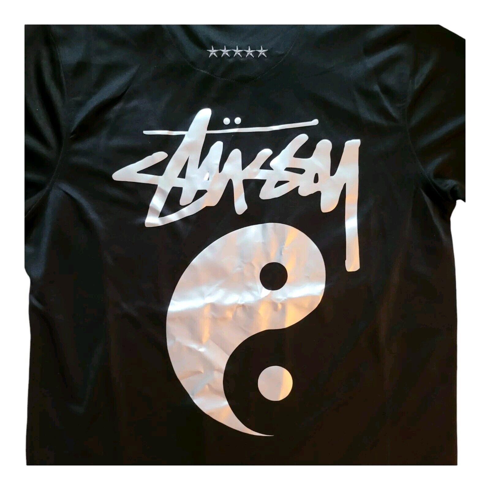 Nike Stussy Brazil Football Jersey S - Black Dri-FIT Men's Collaboration Tee