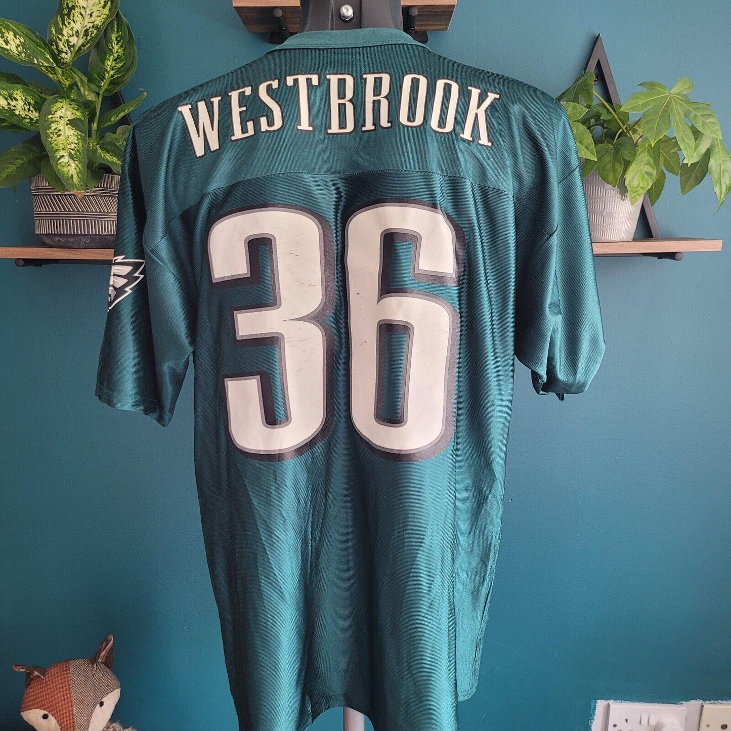 Philadelphia Eagles #36 Westbrook NFL Shirt - Large Size, Officially Licensed-USASTARFASHION