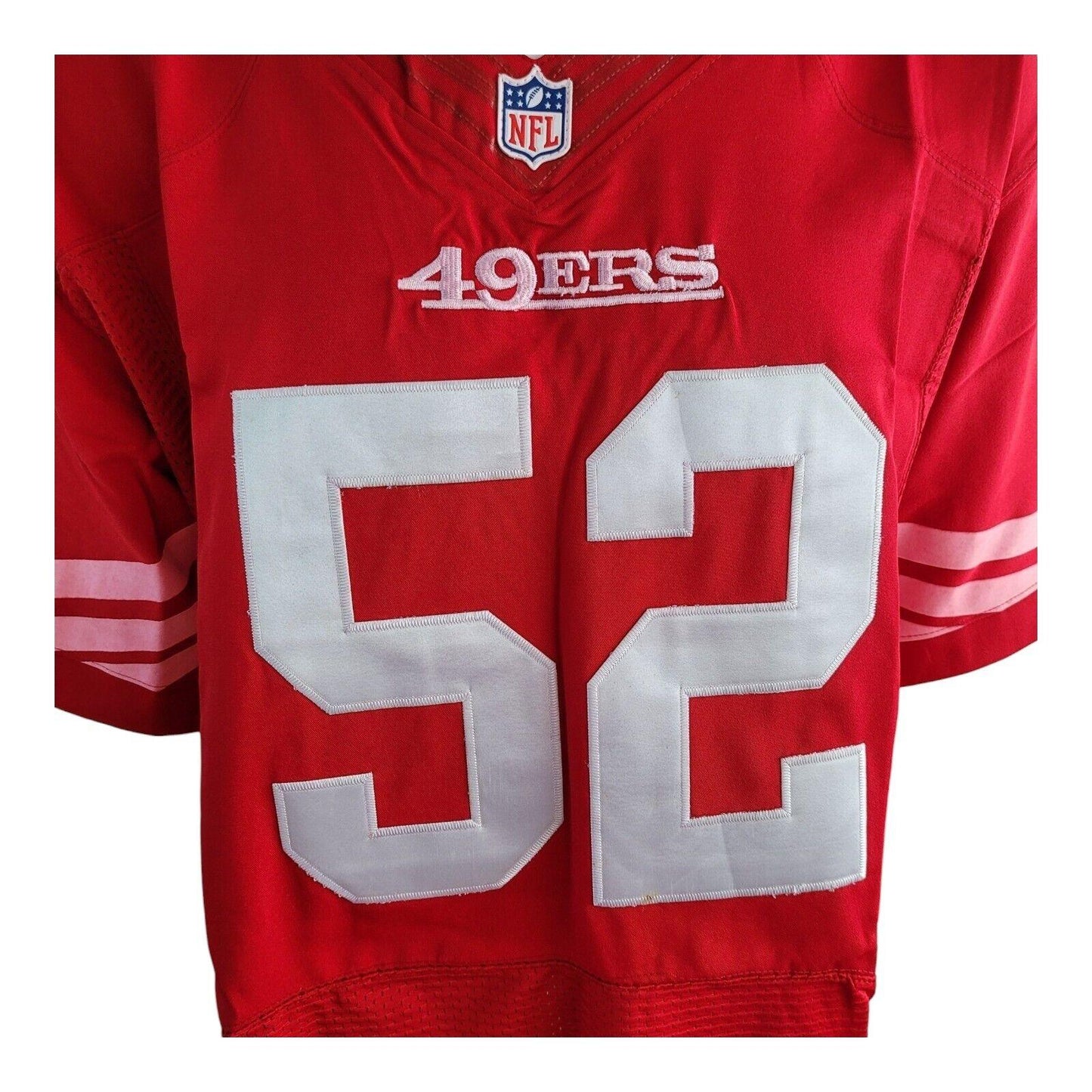 San Francisco 49ers NFL Jersey - Home Replica No. 52 Willis - Size Medium 🏈-USASTARFASHION