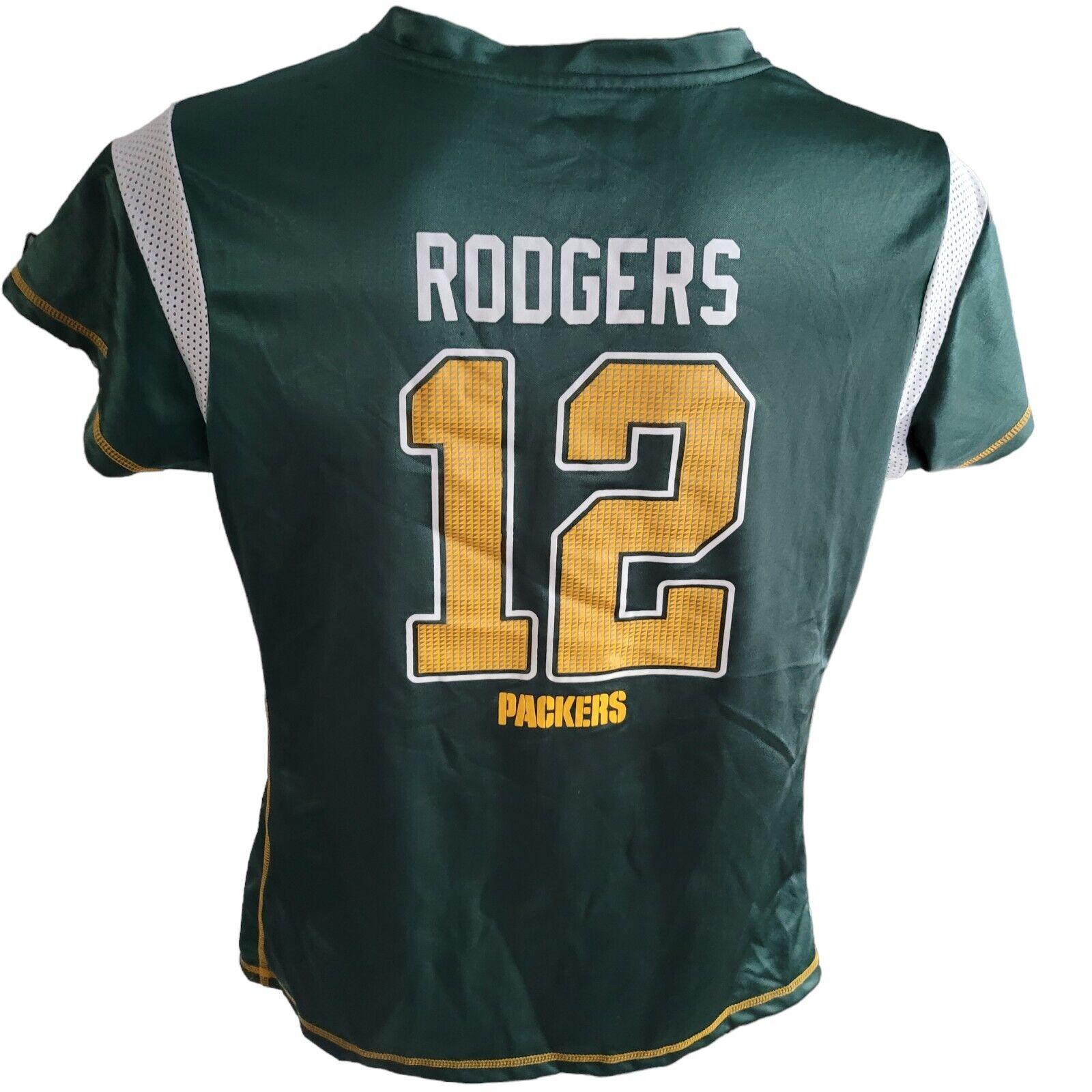 NFL Green Bay Packers Rodgers 12 Women's Jersey Large - Official Team Apparel-USASTARFASHION