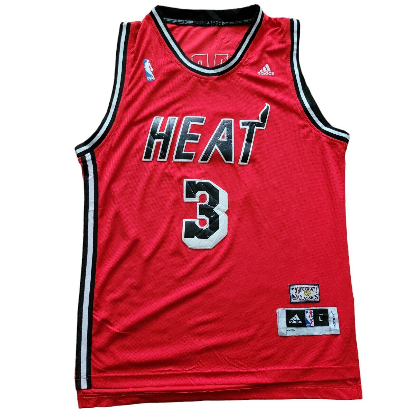 Dwyane Wade #3 Miami Heat Hardwood Classic Jersey - Authentic NBA Swingman-L-USASTARFASHION