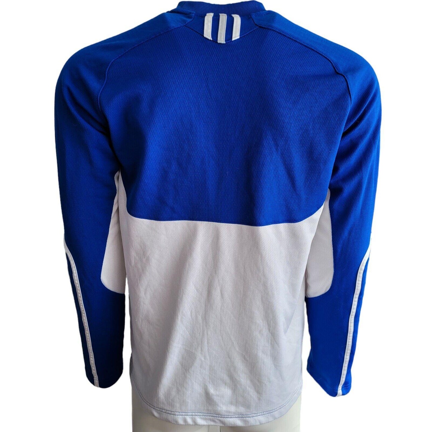 Adidas Algonquin Thunder Blue LS Jersey - Size M - Climalite Moisture-Wicking Fabric-USASTARFASHION