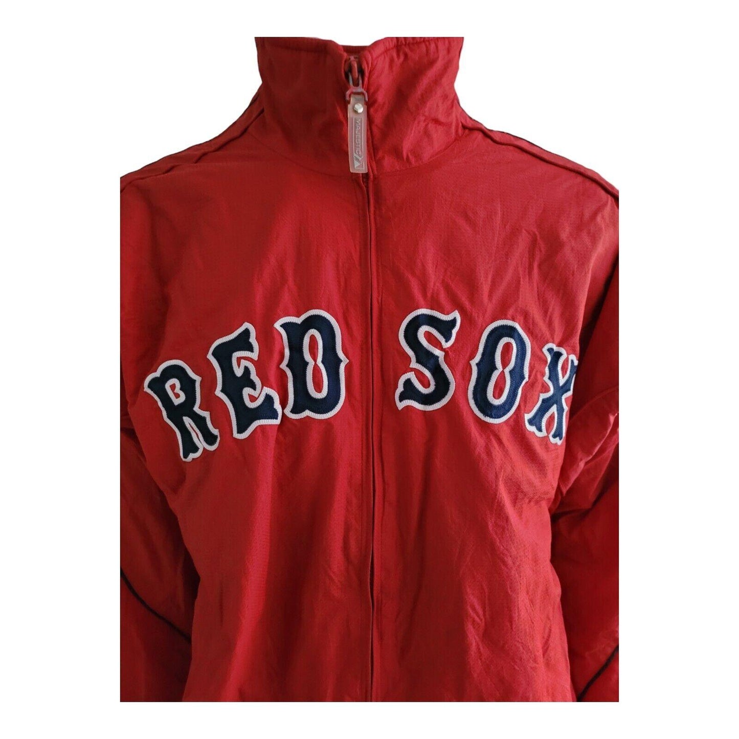 Boston Red Sox XL Majestic Jacket | Officially Licensed Full Zip with Pockets and Logo-USASTARFASHION