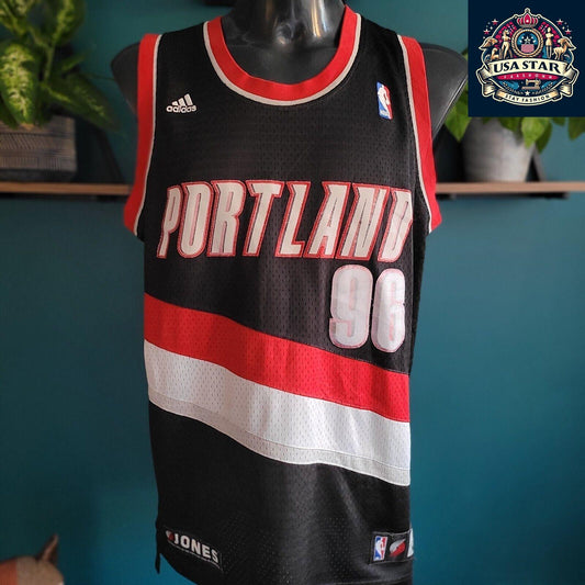 Portland Trail Blazers Jersey Adidas Jones Soda #96 Medium - Durable & Comfortable Fit - USASTARFASHION