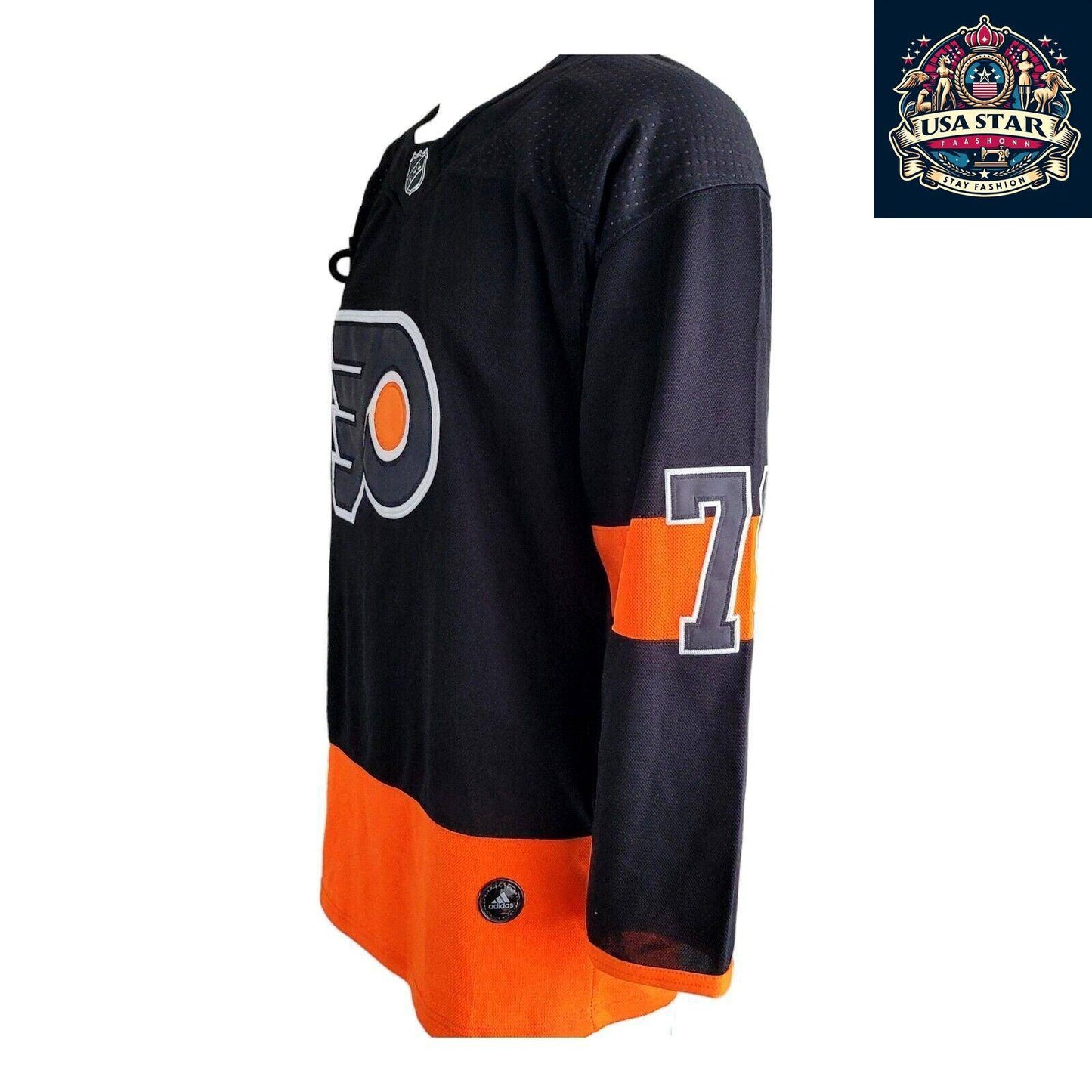 Authentic Philadelphia Flyers Jersey #79 Carter Hart Black Size 52 (XL) | Premium Comfort & Style - USASTARFASHION