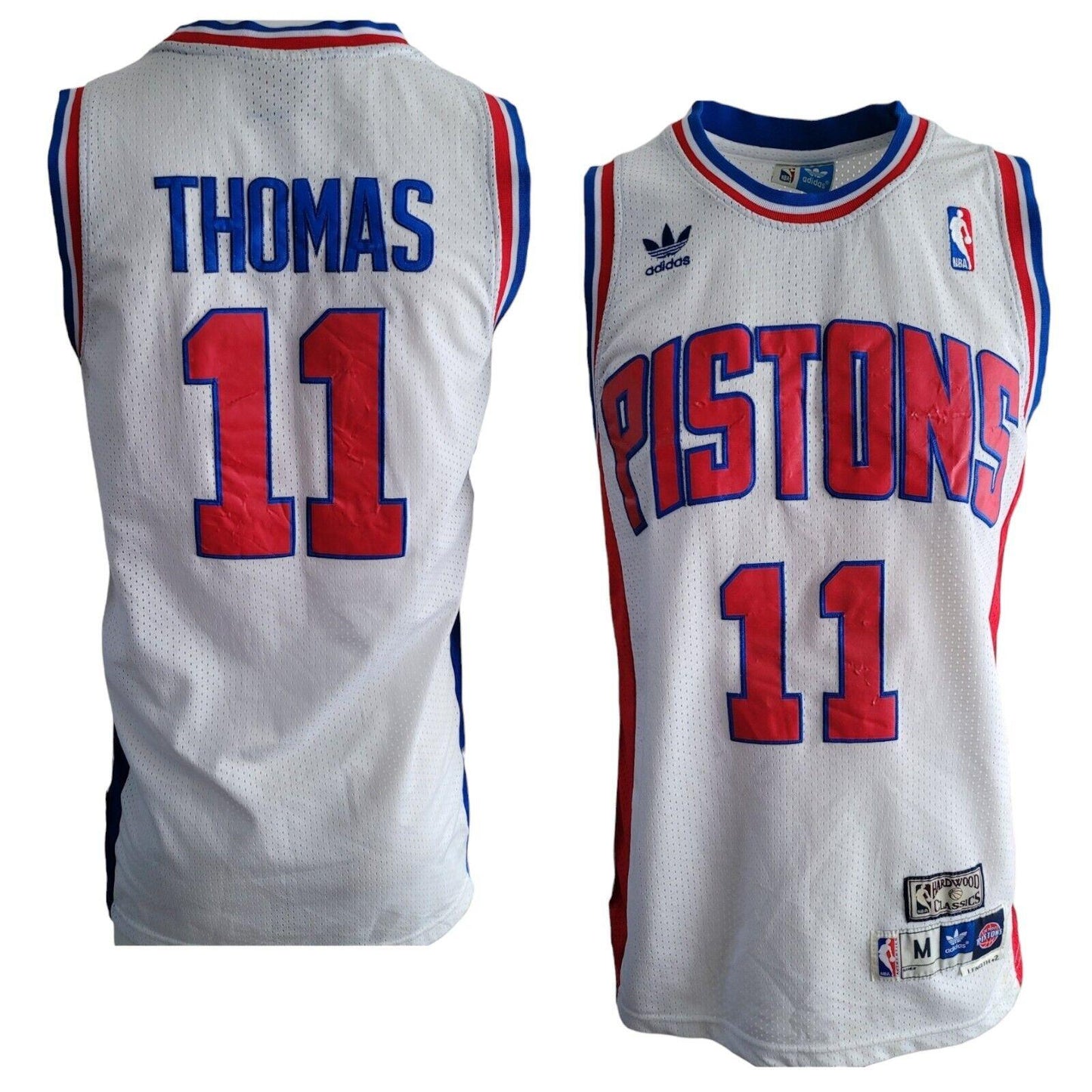 NBA Detroit Pistons #11 Thomas Jersey - Adidas Hardwood Classic Icon-USASTARFASHION