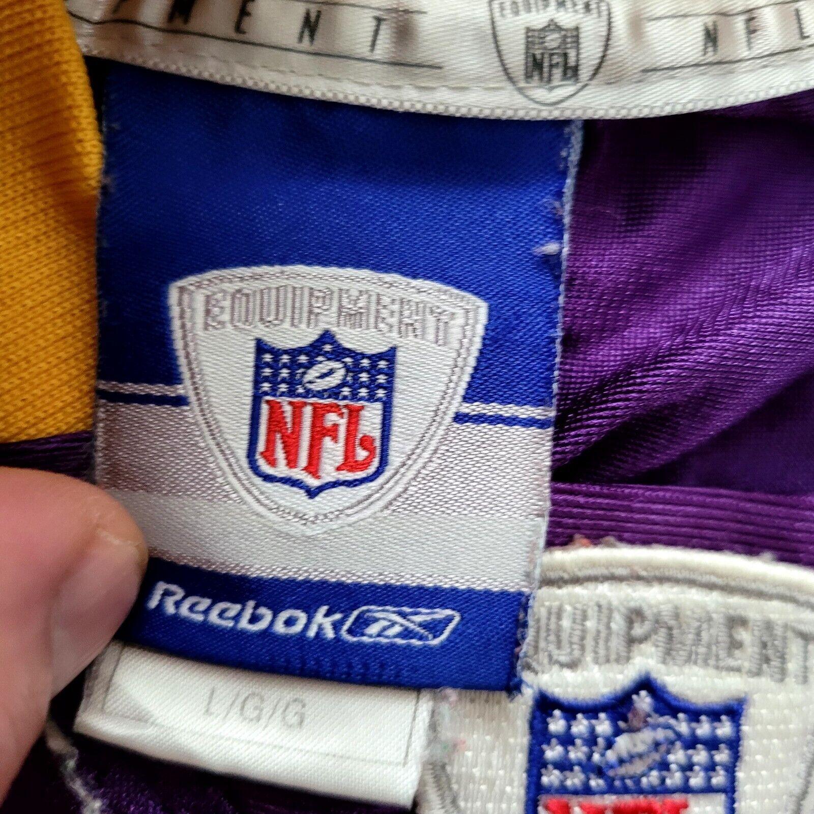 Troy Williamson #82 Minnesota Vikings Reebok Purple Jersey - Size Large-USASTARFASHION