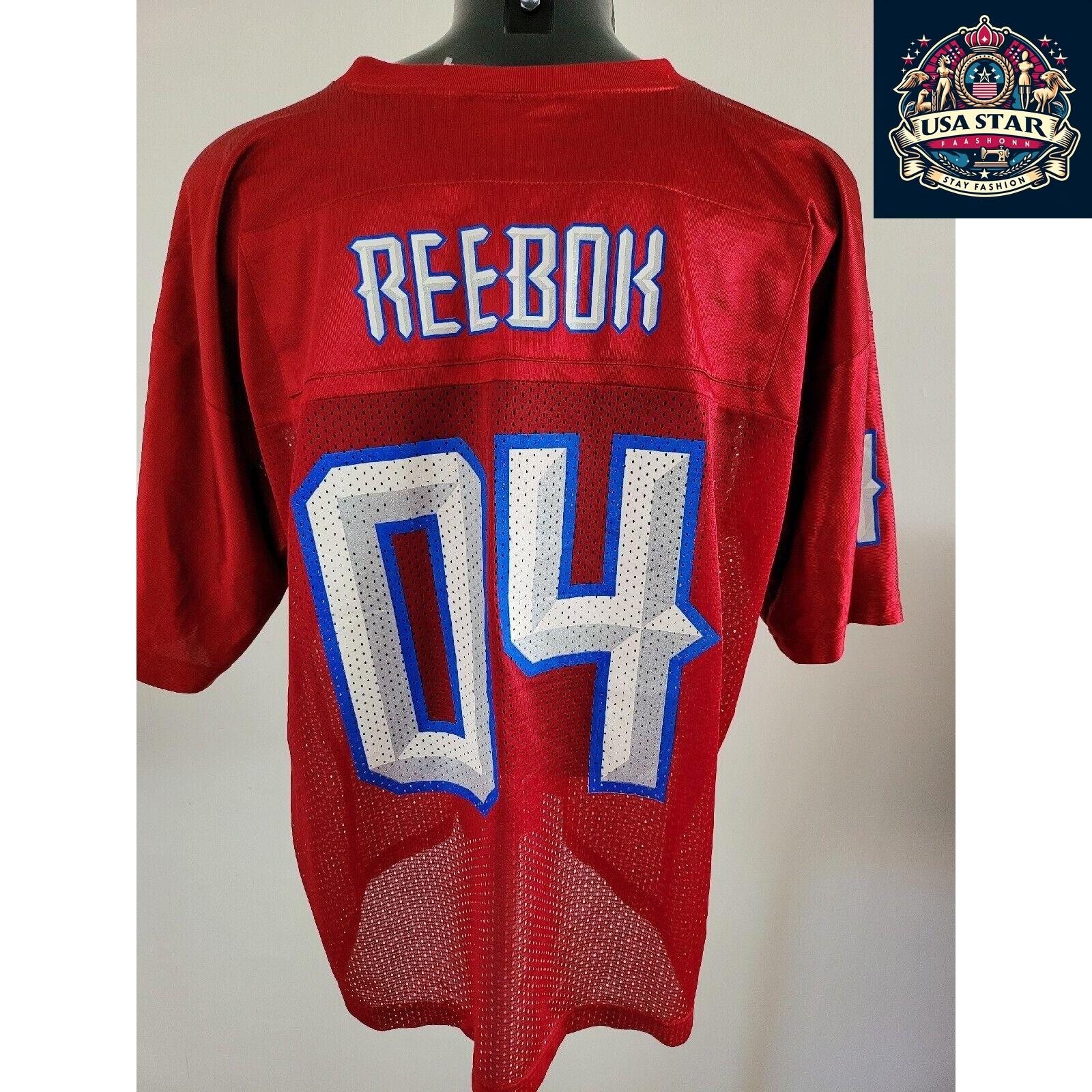 Reebok Vintage Football Jersey #04 Size XL - Classic Design, Grade A Condition & Unique Style - USASTARFASHION