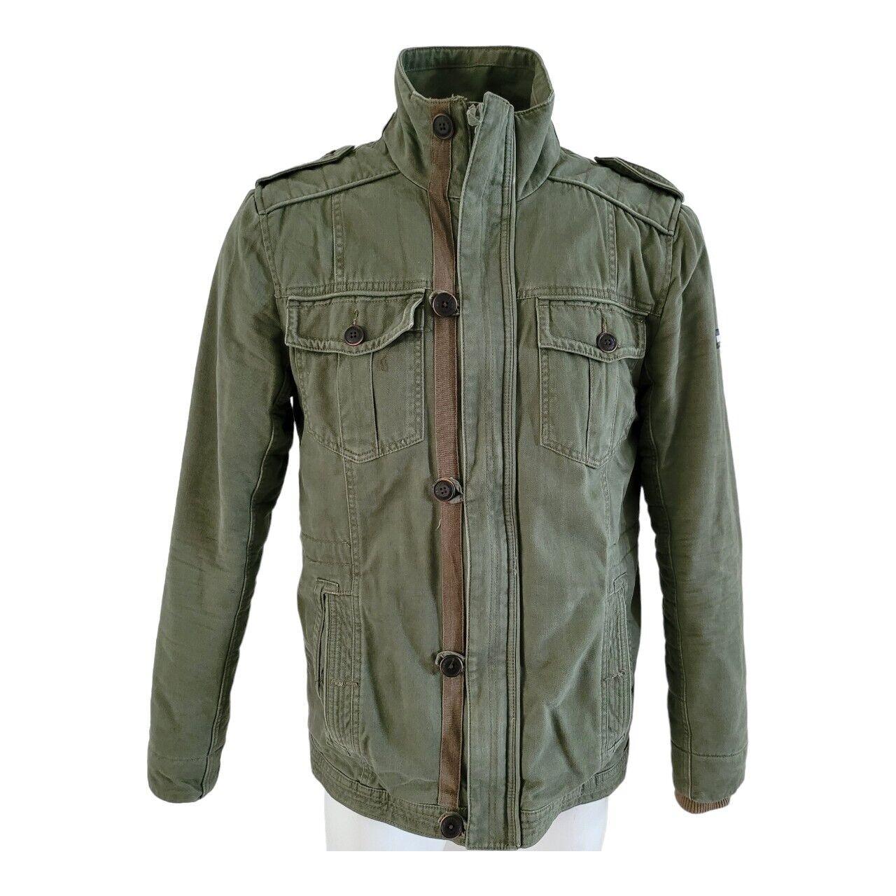 Tommy Hilfiger Denim Military Field Jacket | 4 Pockets, Size L-USASTARFASHION