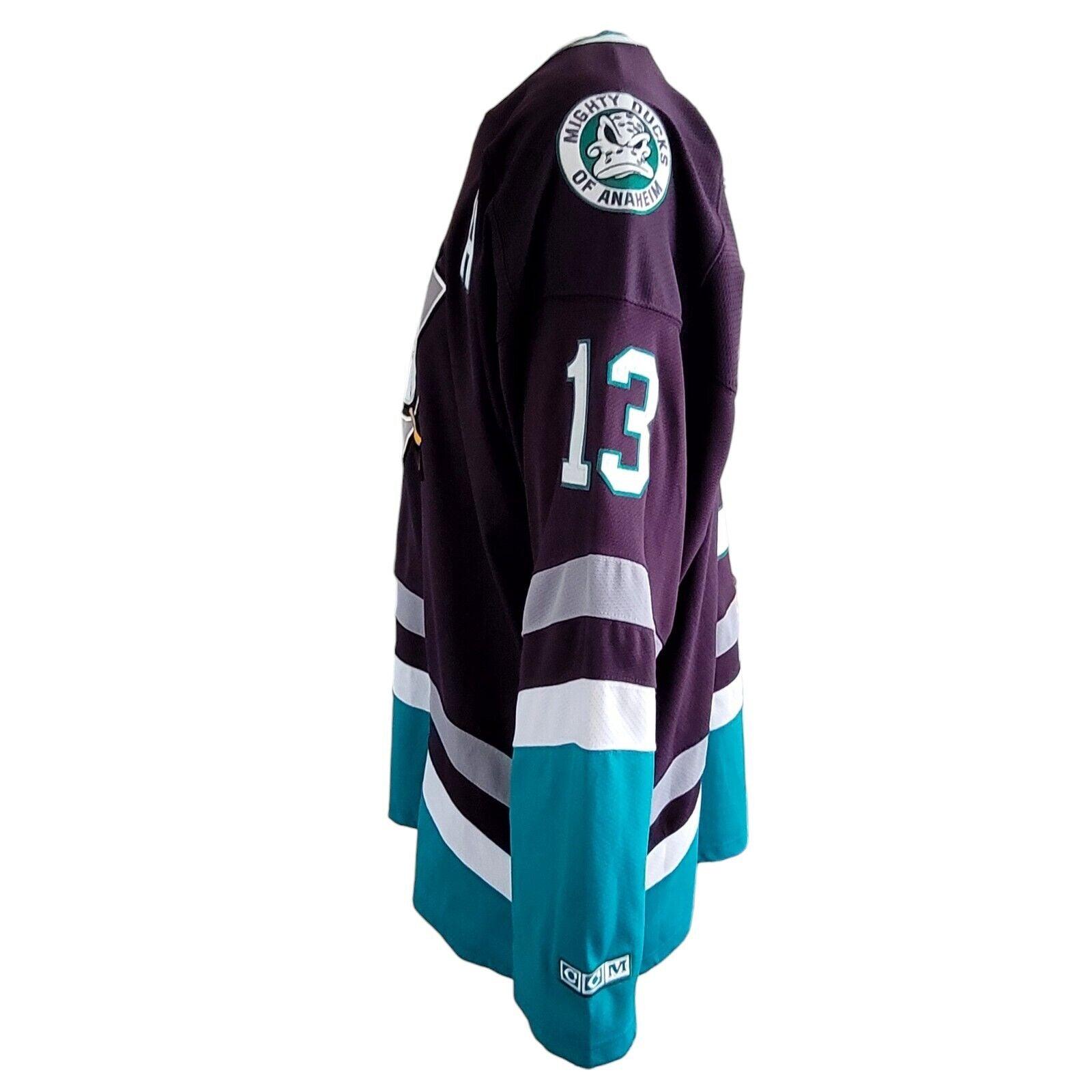 Vintage Anaheim Mighty Ducks #13 Teemu Selanne Jersey Men's XL - Iconic Player Design for Authentic Fans-USASTARFASHION