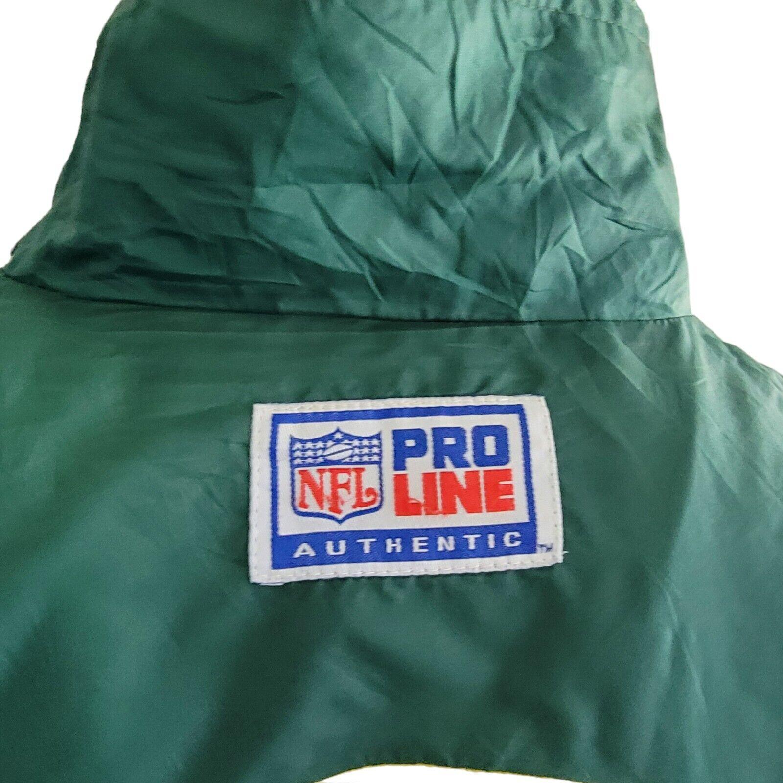 NFL PRO LINE Green Bay Packers Track Jacket Men's Size L Windproof Waterproof-USASTARFASHION