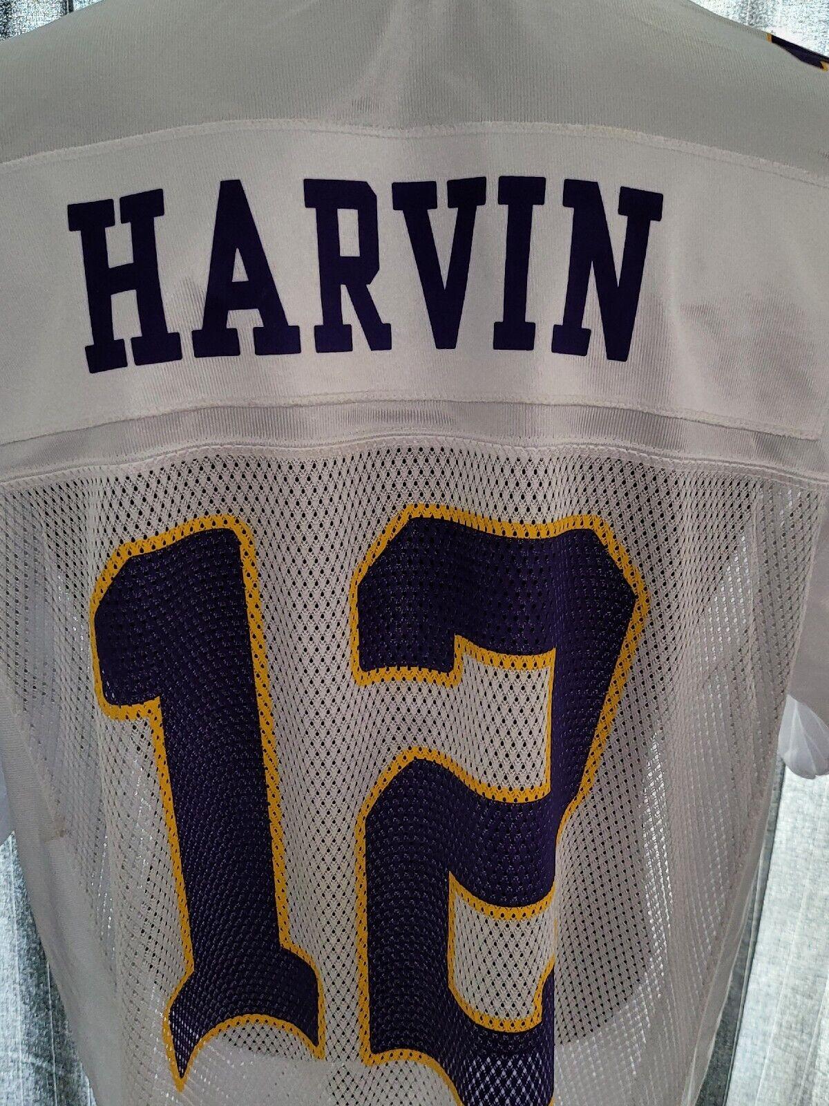 Minnesota Vikings Adult Large Jersey #12 Harvin - NFL Reebok-USASTARFASHION