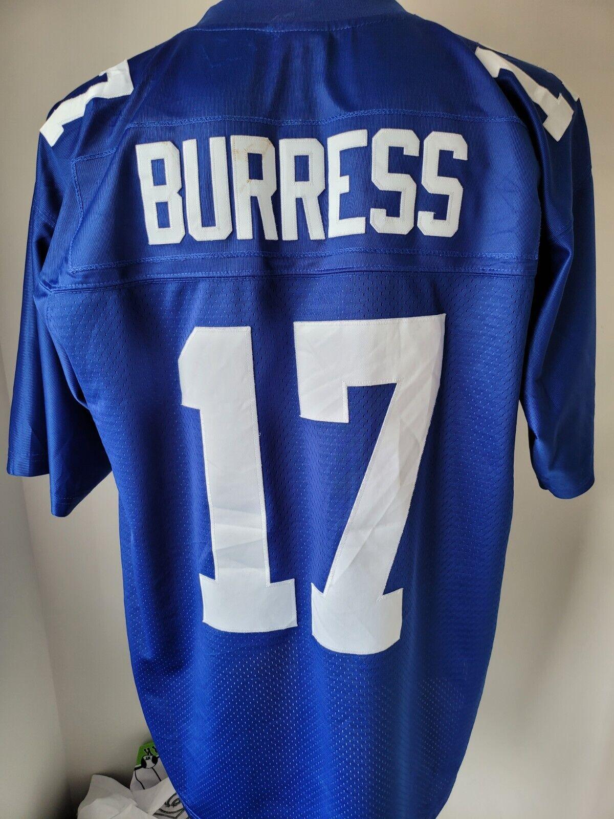 New York Giants Reebok NFL Jersey #17 Burress Classic Throwback in Rare Size L-USASTARFASHION