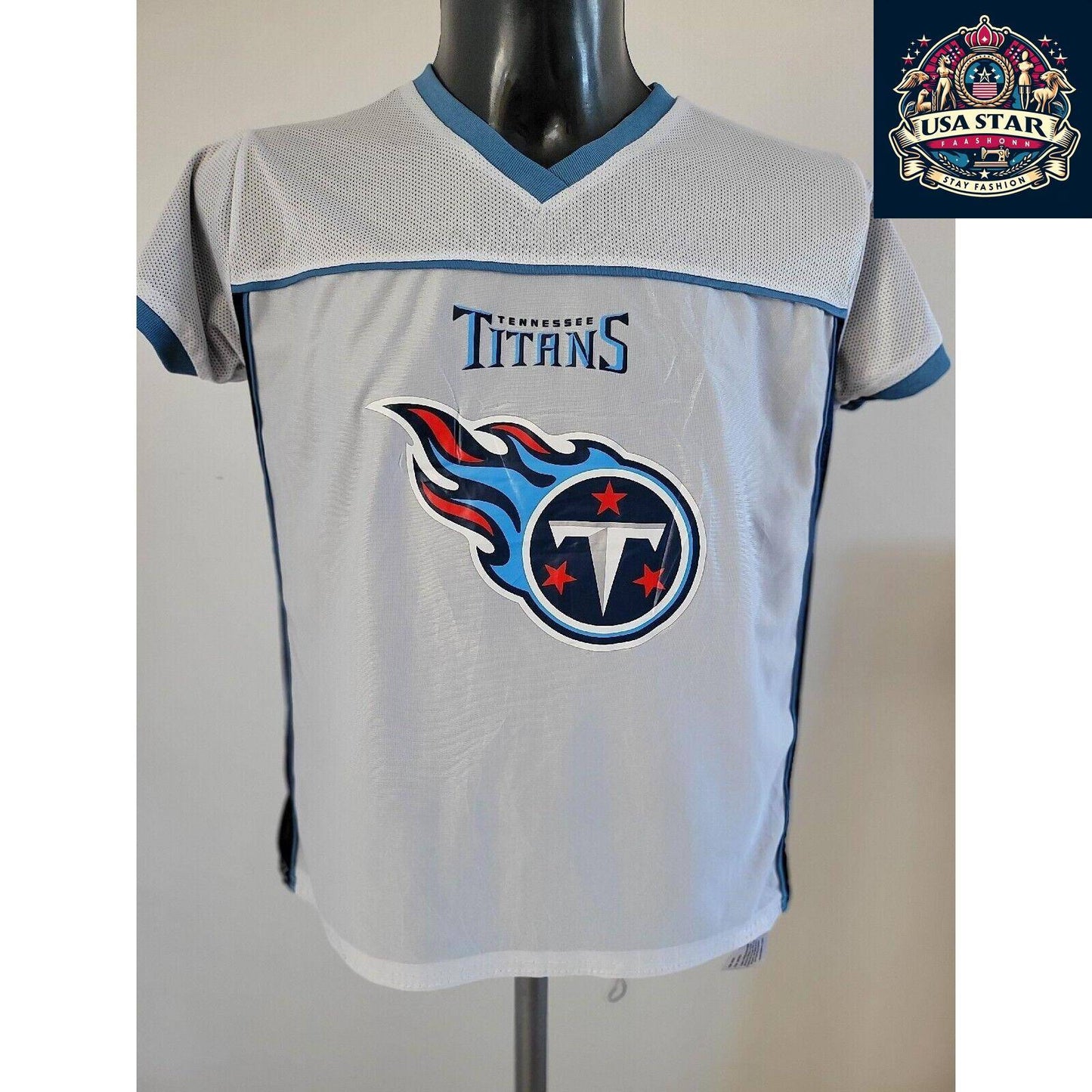 Tennessee Titans Jersey NFL Youth XL Reversible Design - Stylish Game Day and Casual Wear - USASTARFASHION