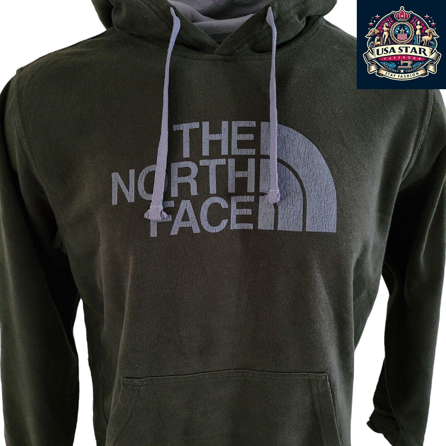 North Face Men's Hoodie - Medium Size, Excellent Fit, Quality Fabric for Year-Round Comfort - USASTARFASHION