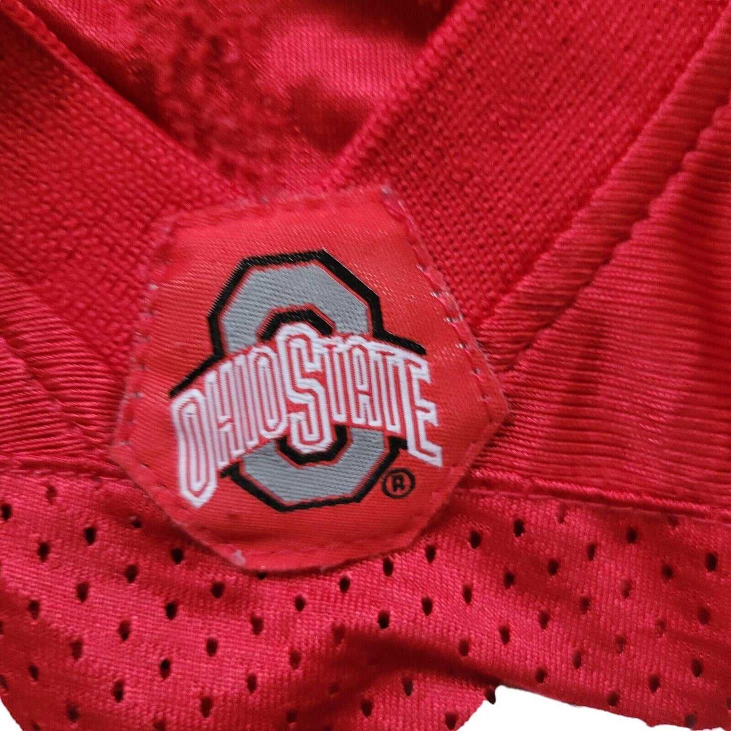 Nike Ohio State Buckeyes #33 Red Distress Football Jersey - Youth Size 7 - Authentic Design-USASTARFASHION