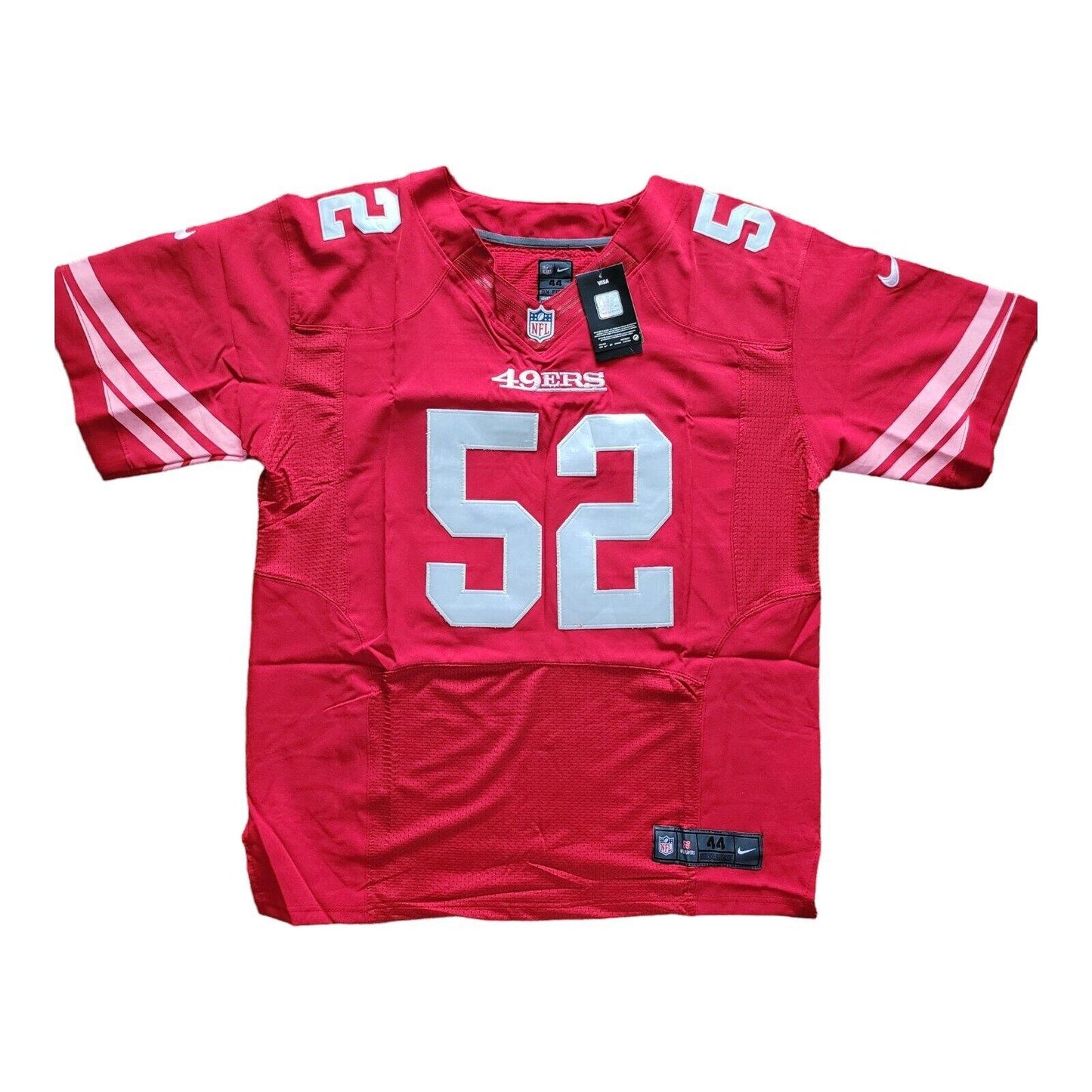 San Francisco 49ers NFL Jersey - Home Replica No. 52 Willis - Size Medium 🏈-USASTARFASHION