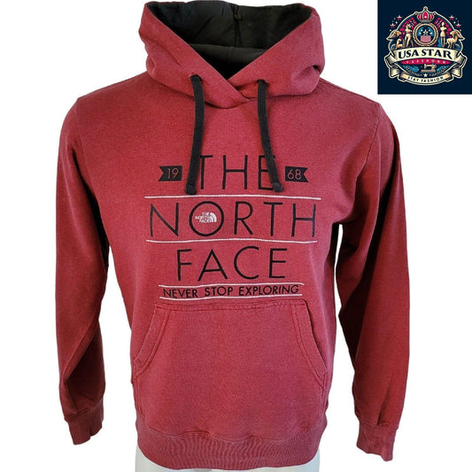 The North Face Men's Hoodie Size S - Soft Cotton Fabric, Classic Fit, Versatile Casual Wear - USASTARFASHION