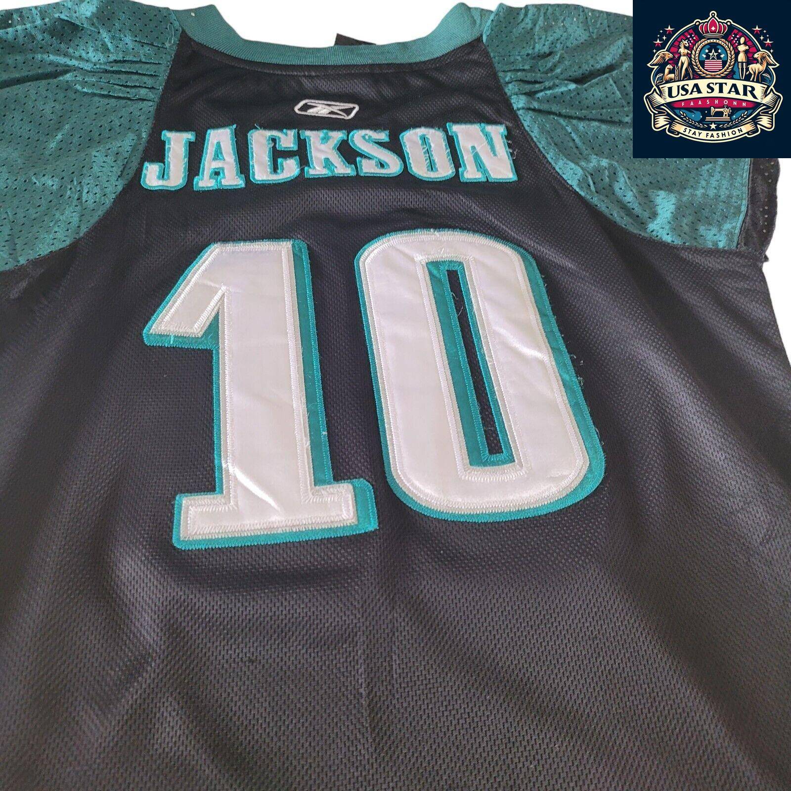 Philadelphia Eagles Jersey Women Reebok Jackson 10 – Official NFL Merchandise Size Small - USASTARFASHION