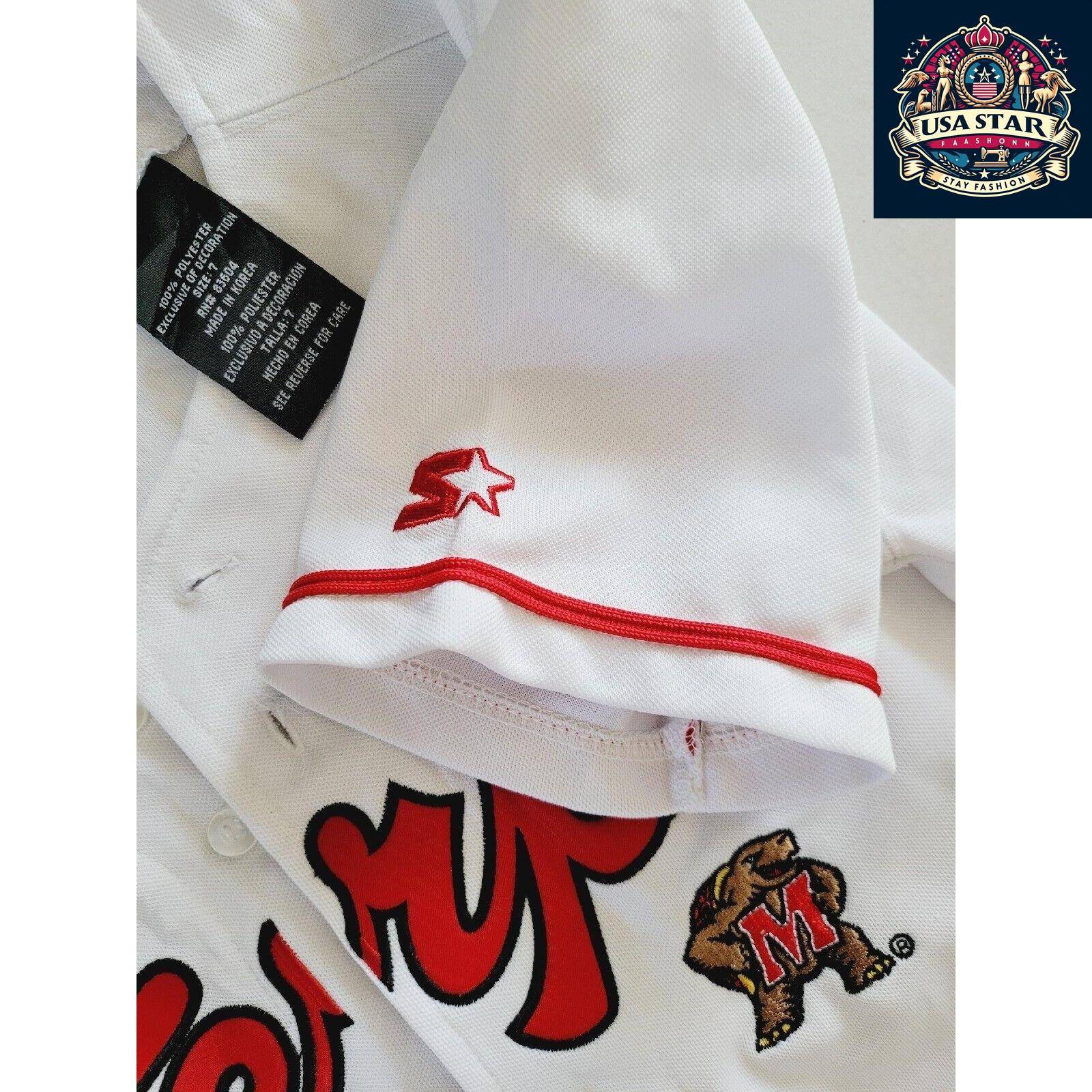 Maryland Terrapins Kids Jersey Size 7 - Soft Fabric, Classic Design, Comfortable Fit - USASTARFASHION