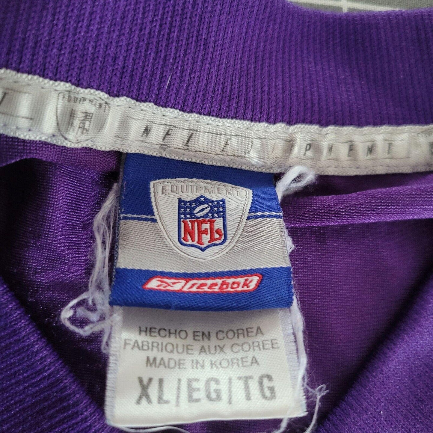 NFL Minnesota Vikings CHAVOUS #21 Men's XL Jersey Purple Retro Vintage-USASTARFASHION