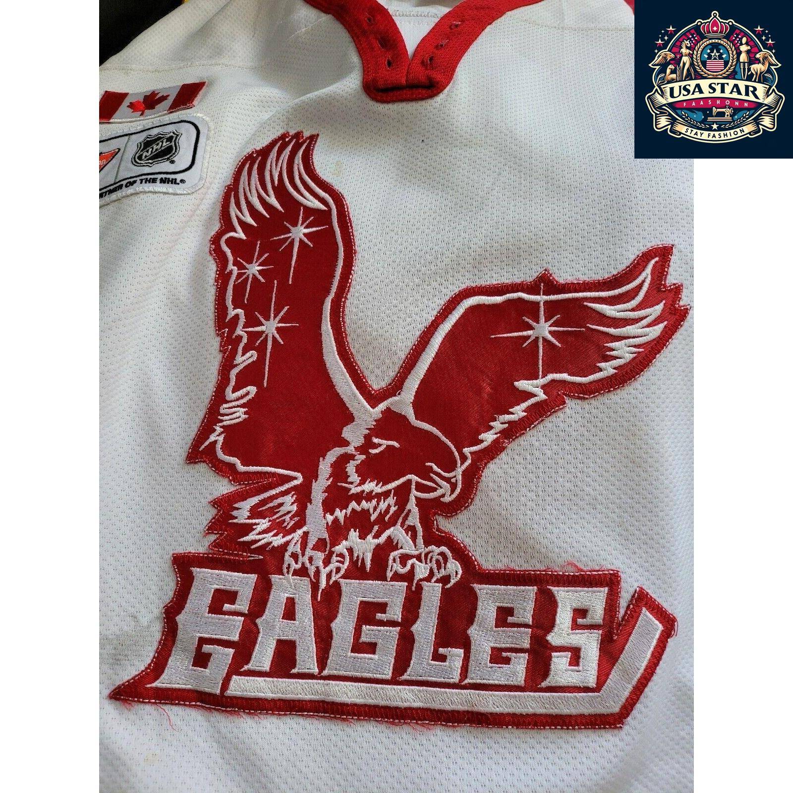 Canada Eagles Jersey NHL KOBE Melo #14 XL - Vintage Style, Quality Construction, Eye-Catching Design - USASTARFASHION