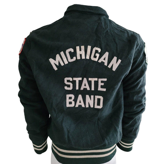 Holloway Original Collage Jacket: 1993 Michigan State Spartans Liberty Bowl Edition-USASTARFASHION