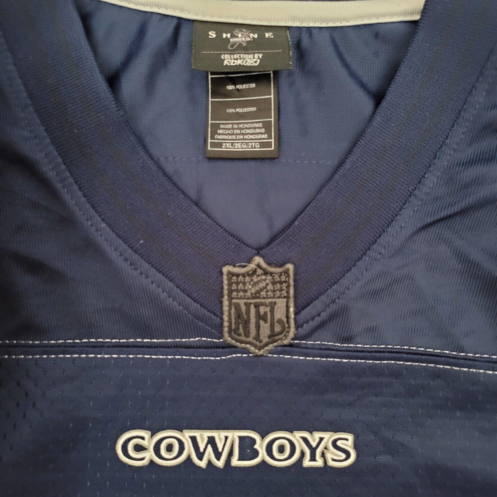 REEBOK Dallas Cowboys Jersey Size 2XL #9 Tony Romo Iconic Design-USASTARFASHION