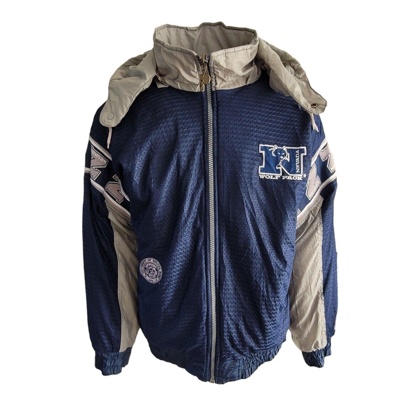 Pro Player NFL Wolf Pack Nevada Reversible Jacket XXL - Reversible Design, Embroidered Logo-USASTARFASHION