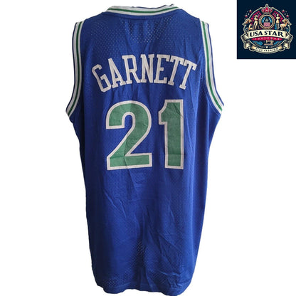 Kevin Garnett #21 Minnesota Timberwolves Jersey Sz L 1996 Hardwood Classics by Adidas - USASTARFASHION