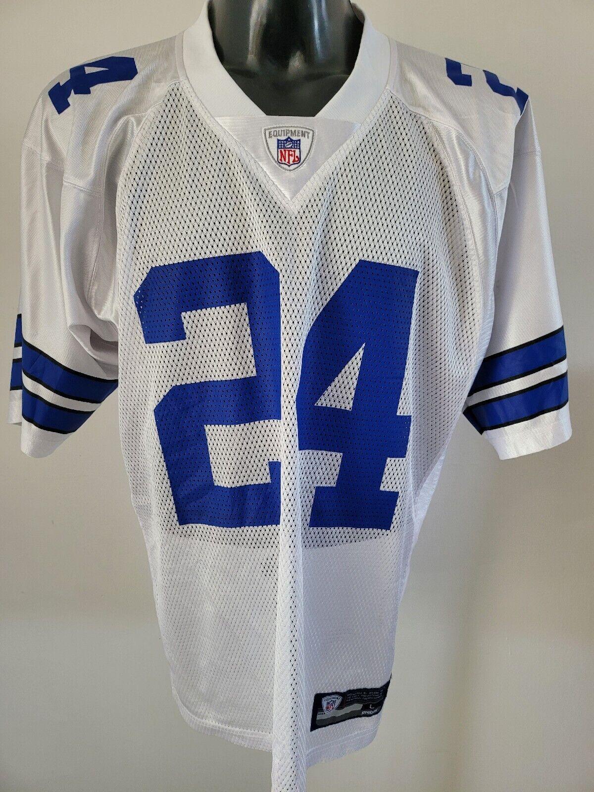 Dallas Cowboys #24 Barber Reebok NFL Jersey - Men's Size Large - Authentic Team Apparel-USASTARFASHION