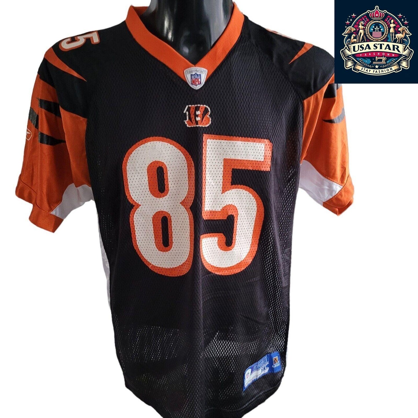 NFL Denver Broncos Ashley Lelie #85 Reebok Jersey, Youth XL (18-20) or Adult S, High-Quality Comfort - USASTARFASHION